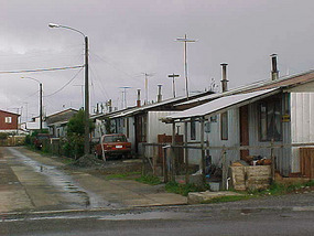 Typical Chilean village