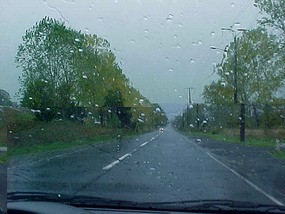 Driving in the rain
