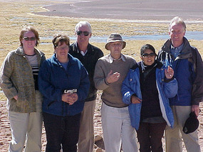 The tour group