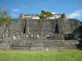 That's us on top of the SMALL temple!