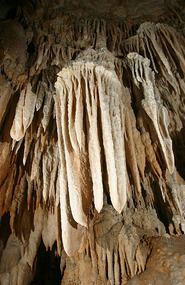 one of the formations in the cave