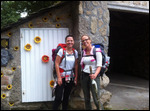 Kate met wandelmaatje Ailém