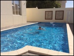 the pool