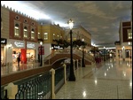 Venetian style mall street
