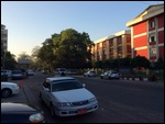 outside our hotel