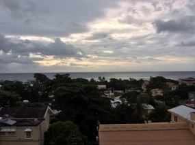 late afternoon sky scene
