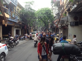 Hanoi street scene am
