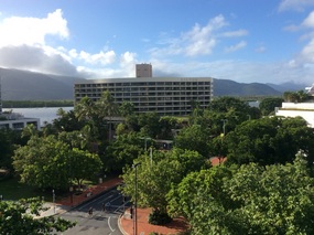 view from our balcony in Cairns