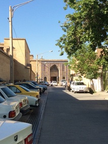 mosque at the end of an unassuming street