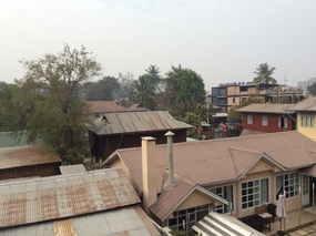 view from our balcony 