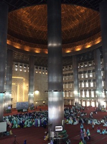 inside the mosque