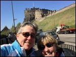 Edinburgh Castle in the background