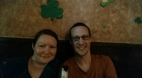 St Patrick's Day, from an Irish Bar in the Plaza