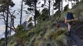 Volcan Fuego blows