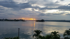 Sunset from the balcony
