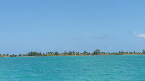 A caye on the way to Caye Caulker