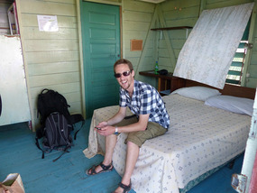 Ken in our cabin