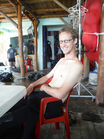 Prepared for diving