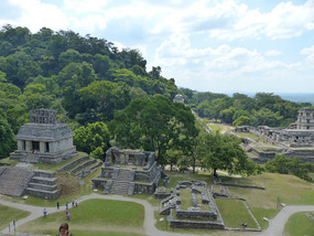 The view from Templo de la Cruz