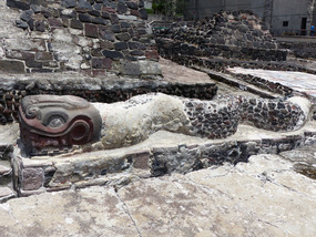 Serpents in Templo Mayor