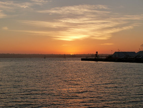 Sunset over San Diego
