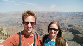 In the canyon!