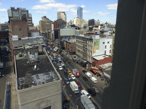 The view from our hotel room