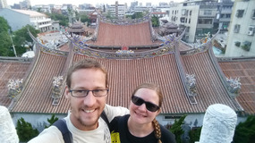 Looking over the roof of Ba'oan Temple 
