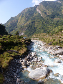 4 Blue river water 