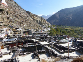 6 The view from the Monastery over Marpha