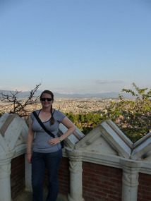 Jayna enjoying the view