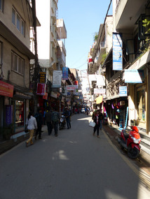 Narrow, busy Thamel streets