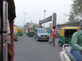 Delhi chaos on the roads