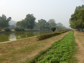 Quiet moment on Rajpath