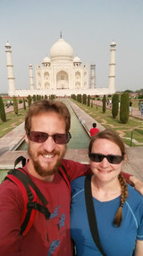 Taj Mahal selfie