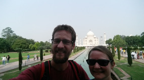 Taj Mahal selfie, one of many