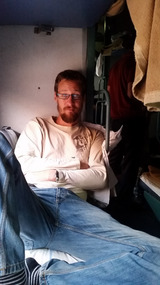 On the train