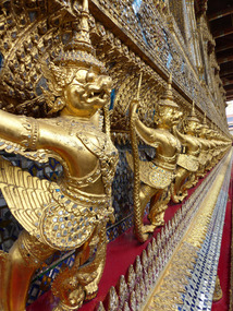 Amazing ornamentation in Wat Phra Kaew