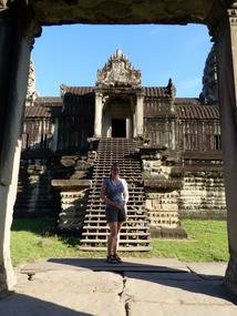 Jayna in Angkor Wat