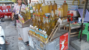 Remorque fuel station