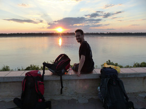 Ken enjoying sunset