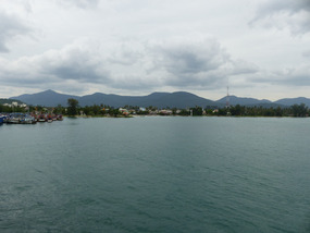 Arriving into Thong Sala