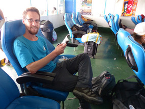 The comfortable boat ride