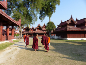Monks in the Royal Palace