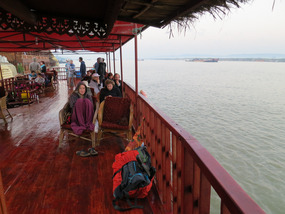 On the boat to Bagan
