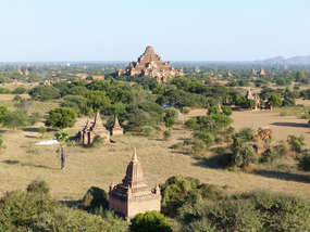 The view from Shwesandew Paya