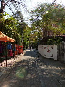 The quiet streets of Chiang Mai