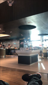 Lounge before our flight!