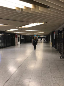 Creepy empty Melb airport