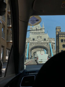 Tower Bridge from the car